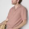 Rövid ujjú, texturált ing