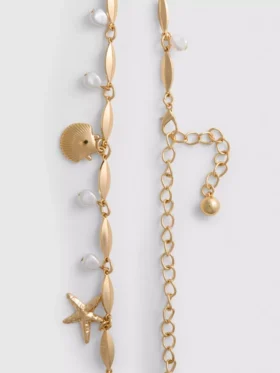 Shell charm láncos öv