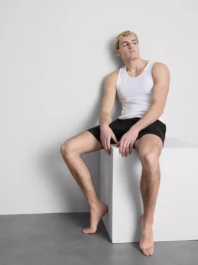 Slim fit bordás póló