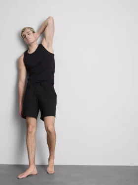 Slim fit bordás póló