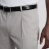 Slim fit, dobby textúrájú öltönynadrág