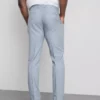 Slim fit, dobby textúrájú öltönynadrág
