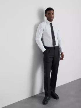 Slim fit, rugalmas, gombos ing