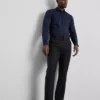 Slim fit, rugalmas, gombos ing