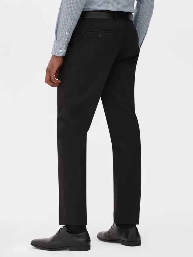 Slim fit twill alkalmi nadrág