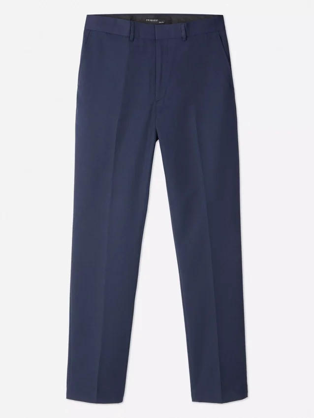 Slim fit twill alkalmi nadrág