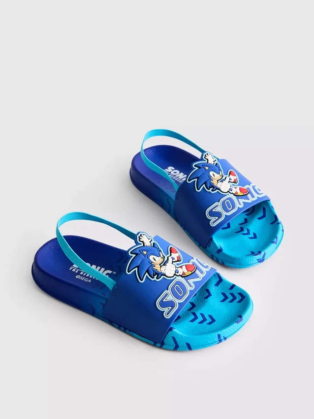 Sonic the Hedgehog hátulról rögzíthető papucs