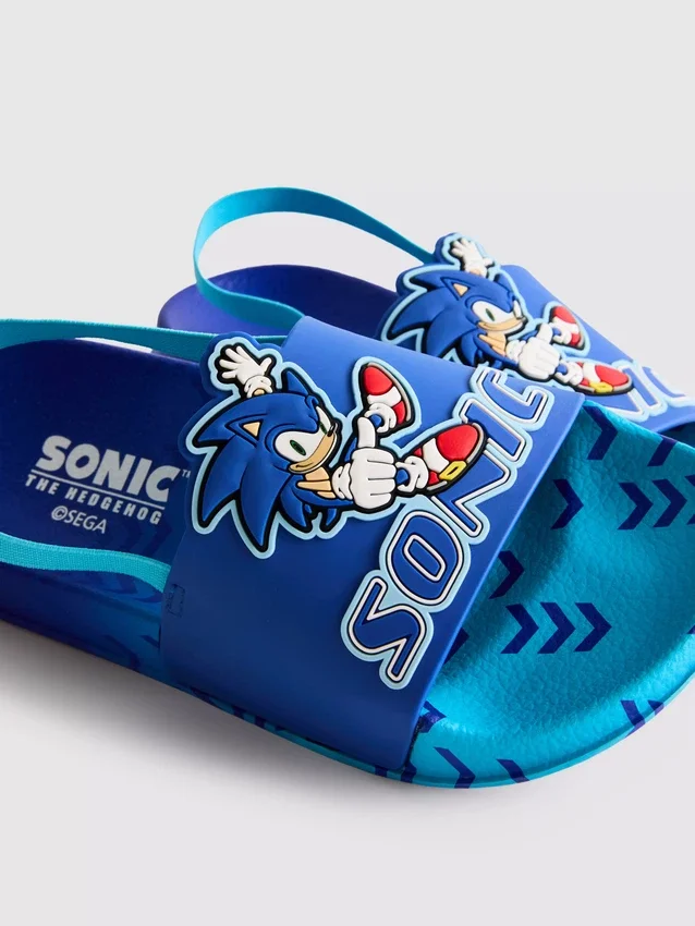 Sonic the Hedgehog hátulról rögzíthető papucs