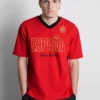 Spanyolországos grafikás futball póló