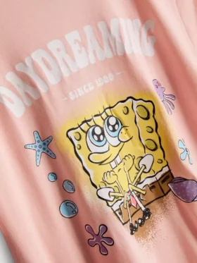 Spongyabob Kockanadrág pamut karakteres pizsama