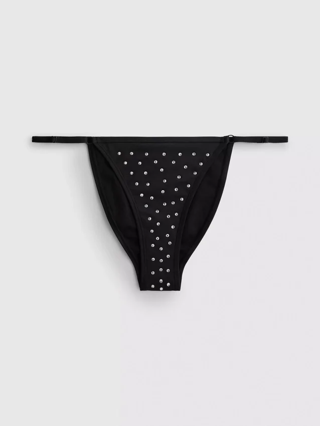 Strasszokkal díszített bikini alsó