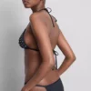 Strasszos háromszög alakú bikini felső