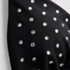 Strasszos háromszög alakú bikini felső