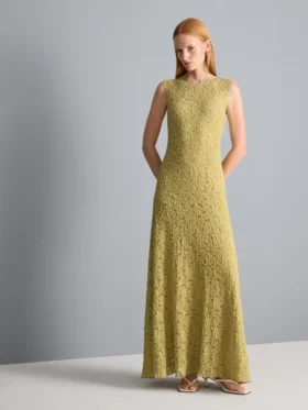 Stretch csipkés maxi ruha