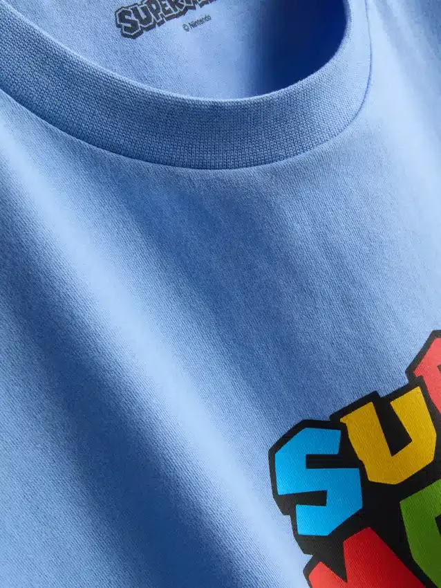 Super Mario pamut grafikás póló