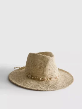 Szalmaszegélyű strandkalap