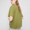 Szögletes, kerek nyakú pamut póló