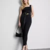 Széles pántos krepp tank top