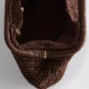Szövött clutch táska
