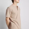 Texturált henley póló