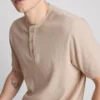 Texturált henley póló