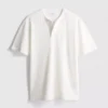 Texturált henley póló