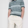 Texturált, húzózsinórral ellátott rövidnadrág