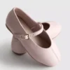 The Edit bőr balerina cipő