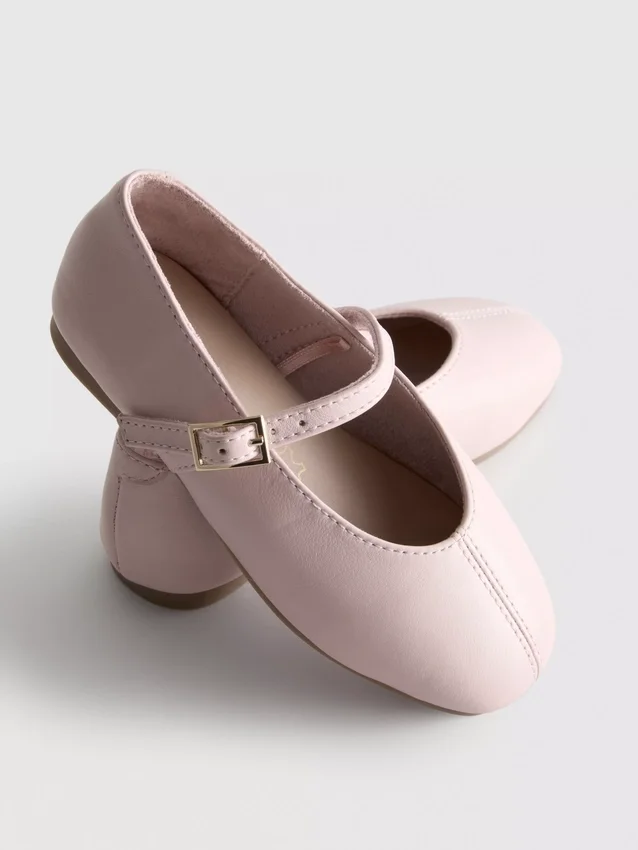 The Edit bőr balerina cipő