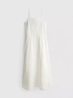 The Edit broderie midi ruha