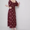 The Edit lenből készült, puffos ujjú midi ruha