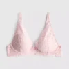 The Edit magas csúcsú virágmintás csipkés melltartó