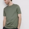 The Edit mercerizált, karcsúsított fazonú póló