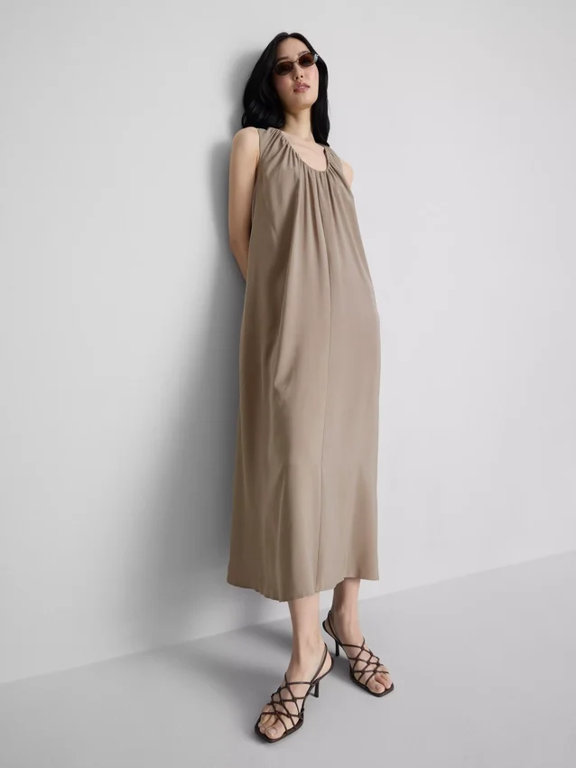 The Edit trapéz szabású maxi ruha