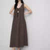 The Edit trapéz szabású maxi ruha