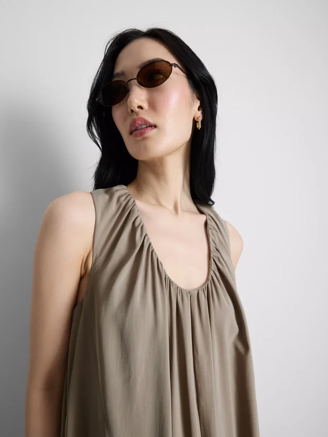 The Edit trapéz szabású maxi ruha