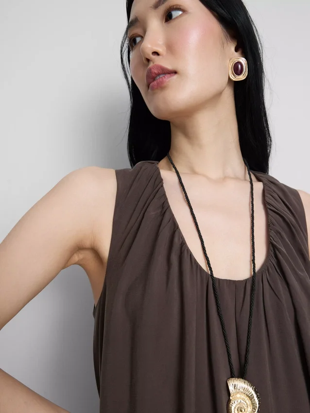The Edit trapéz szabású maxi ruha
