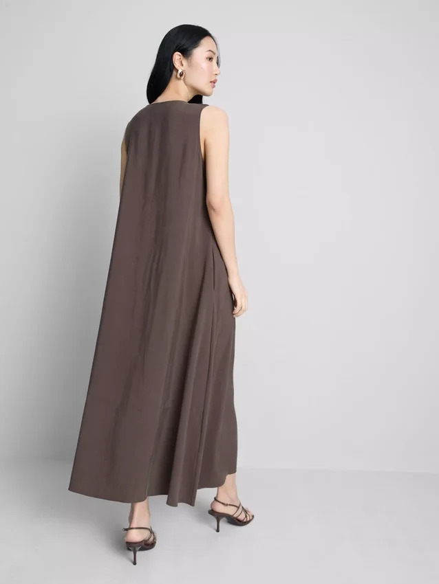 The Edit trapéz szabású maxi ruha