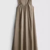 The Edit trapéz szabású maxi ruha