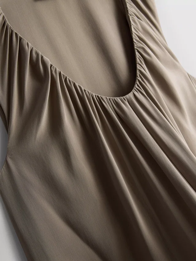 The Edit trapéz szabású maxi ruha