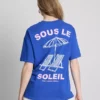 Túlméretezett, soleil mintás póló