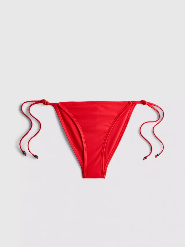 Tukan mintás, oldalt kötős bikini alsó