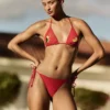 Tukán mintás háromszög bikini felső