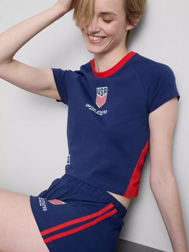 USA futball rövidnadrágos pizsama