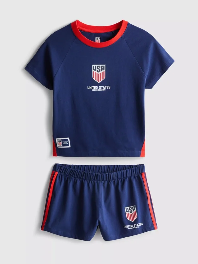 USA futball rövidnadrágos pizsama