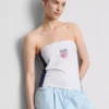 USA Soccer pamutalapú bandeau felső