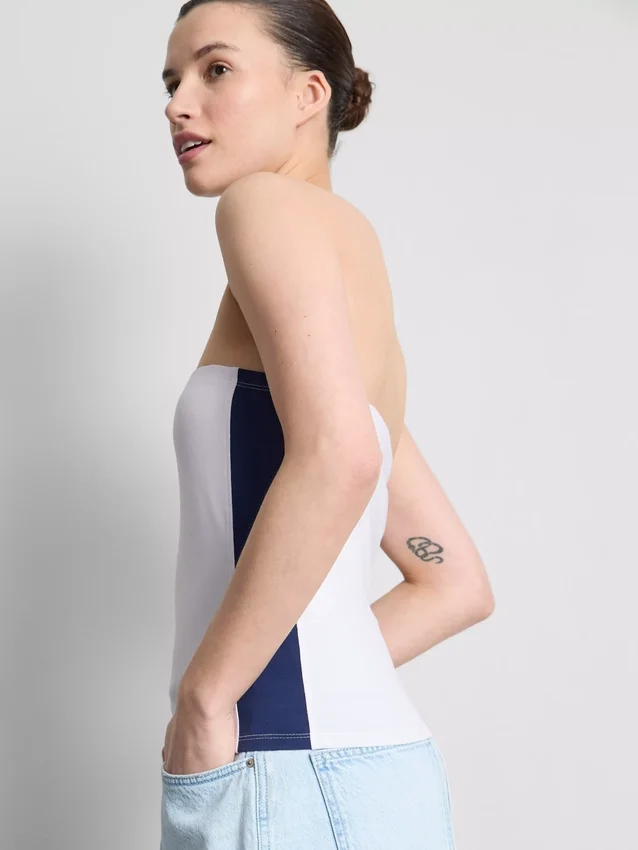 USA Soccer pamutalapú bandeau felső