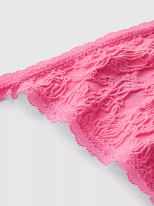 Varratmentes jacquard háromszög alakú fehérnemű szett