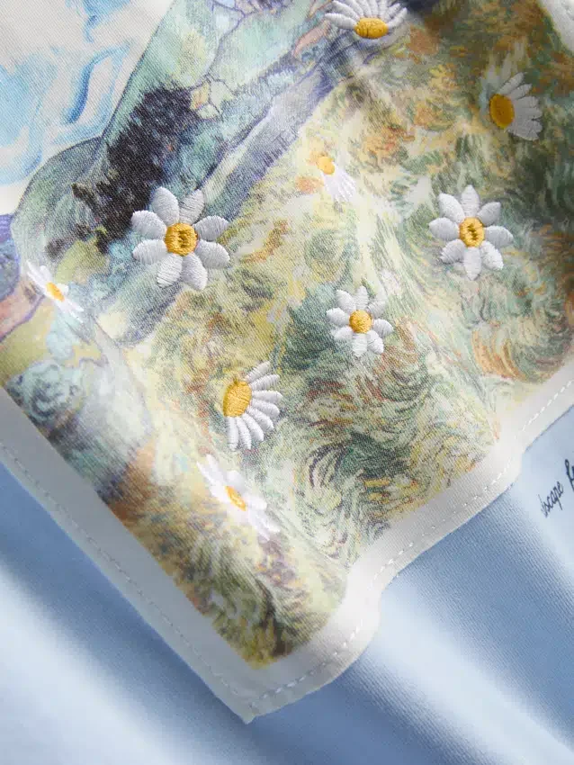 Vincent van Gogh tájképes pamut póló