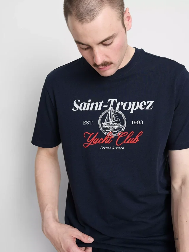 Yacht Club grafikás póló